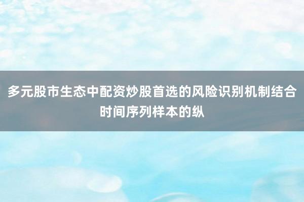 多元股市生态中配资炒股首选的风险识别机制结合时间序列样本的纵