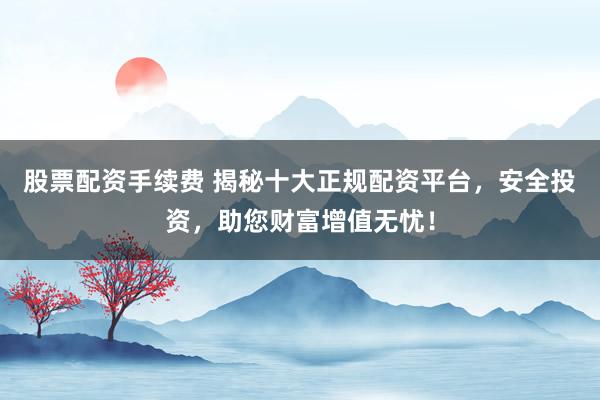 股票配资手续费 揭秘十大正规配资平台，安全投资，助您财富增值无忧！